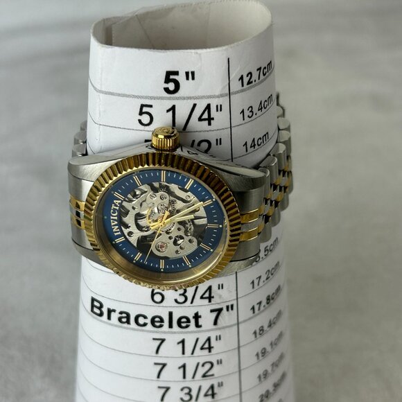 Invicta Specialty Hand Wind Blue Skeleton Dial Ladies Watch 36450 main image 6